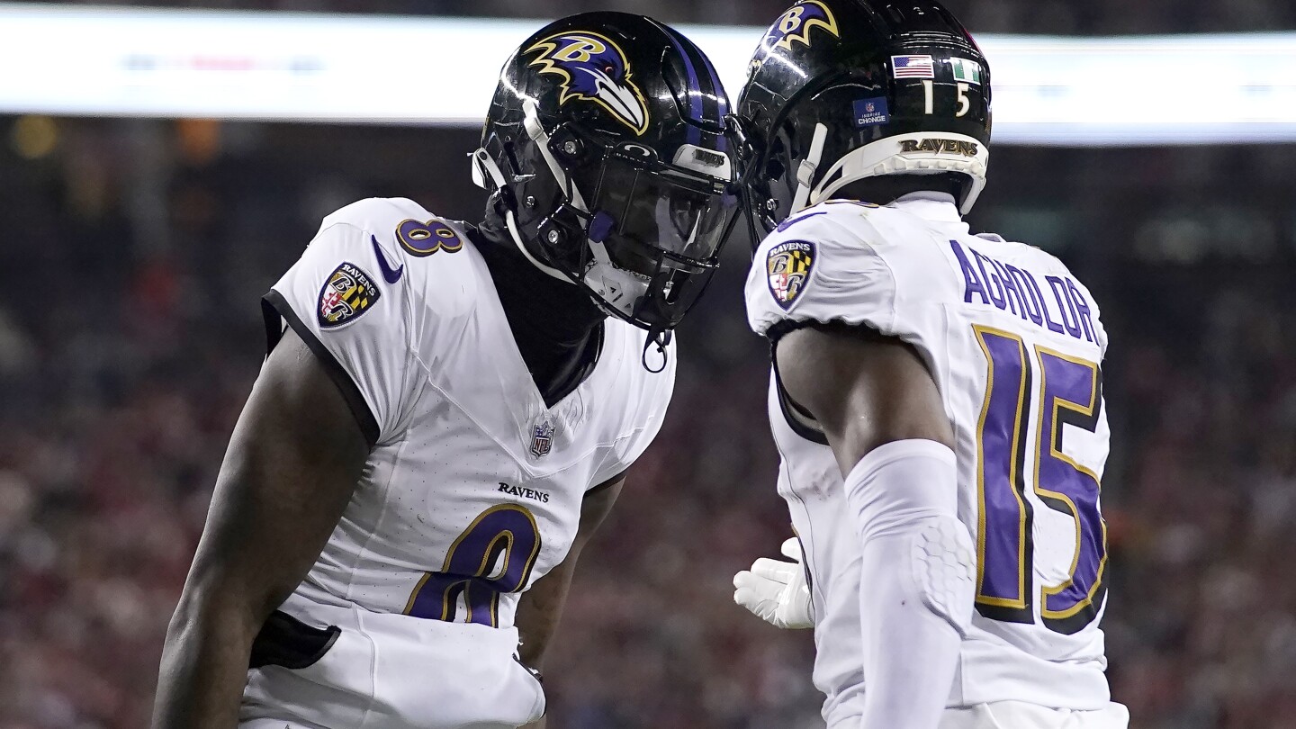 Ravens game sales score today